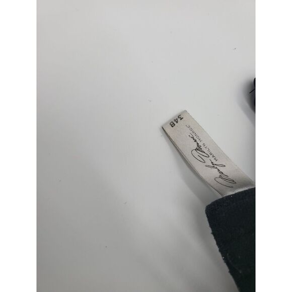 Marilyn Monroe Padded Push Up Bra 34B Womens Underwired Black Lace Overlay - Picture 5 of 5